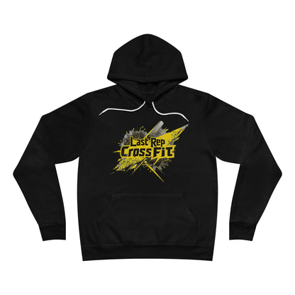 Black/Yellow Logo Light Wt. Pullover Hoodie