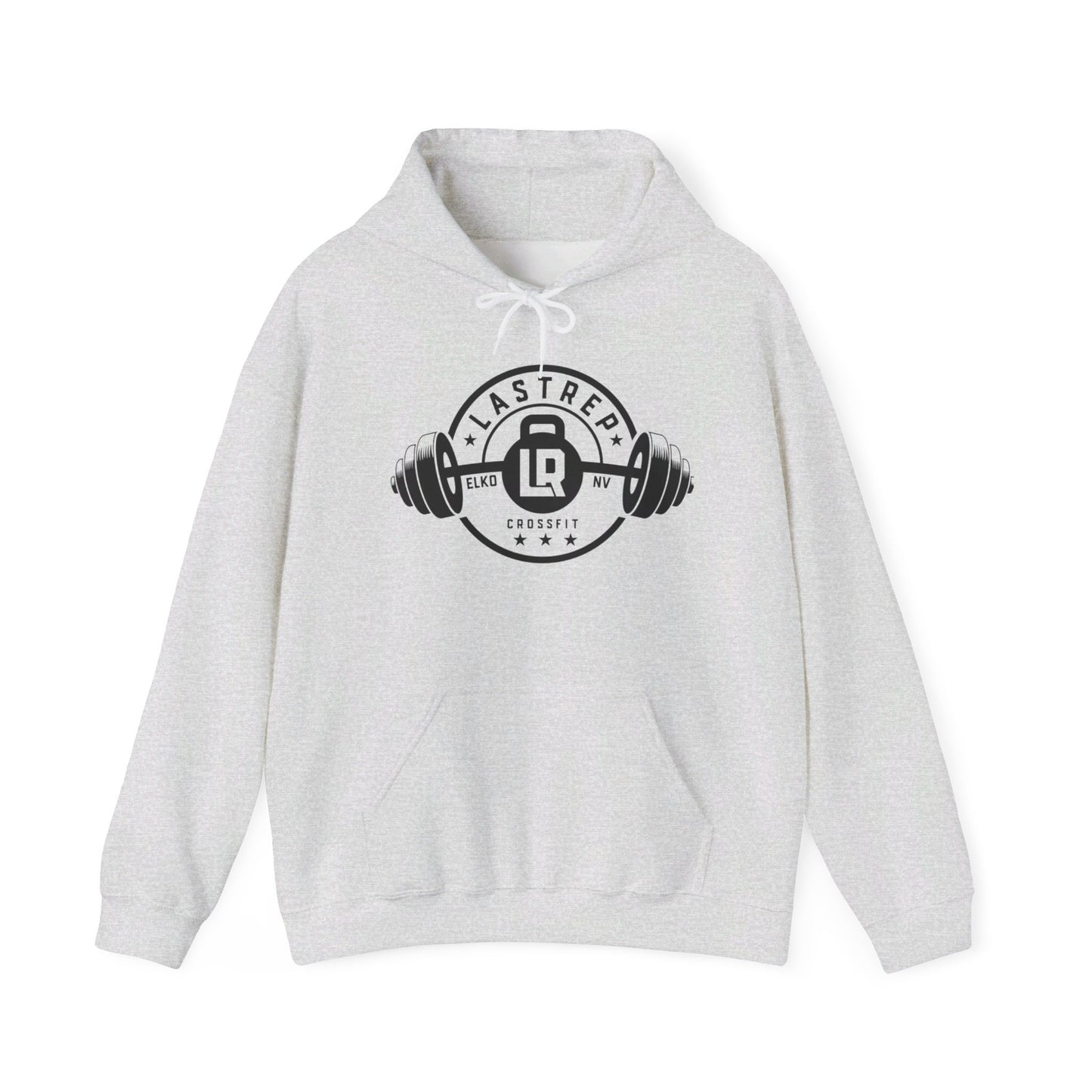 Black Traditional Logo Heavy Blend™ Hooded Sweatshirt