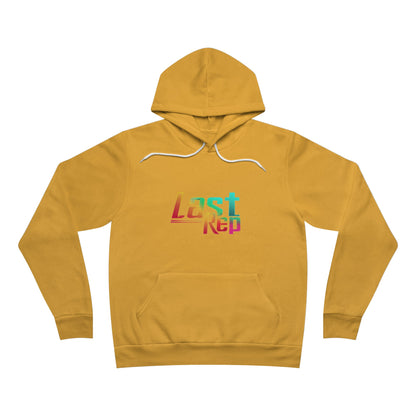 Retro Rainbow Light Wt. Fleece Pullover Hoodie