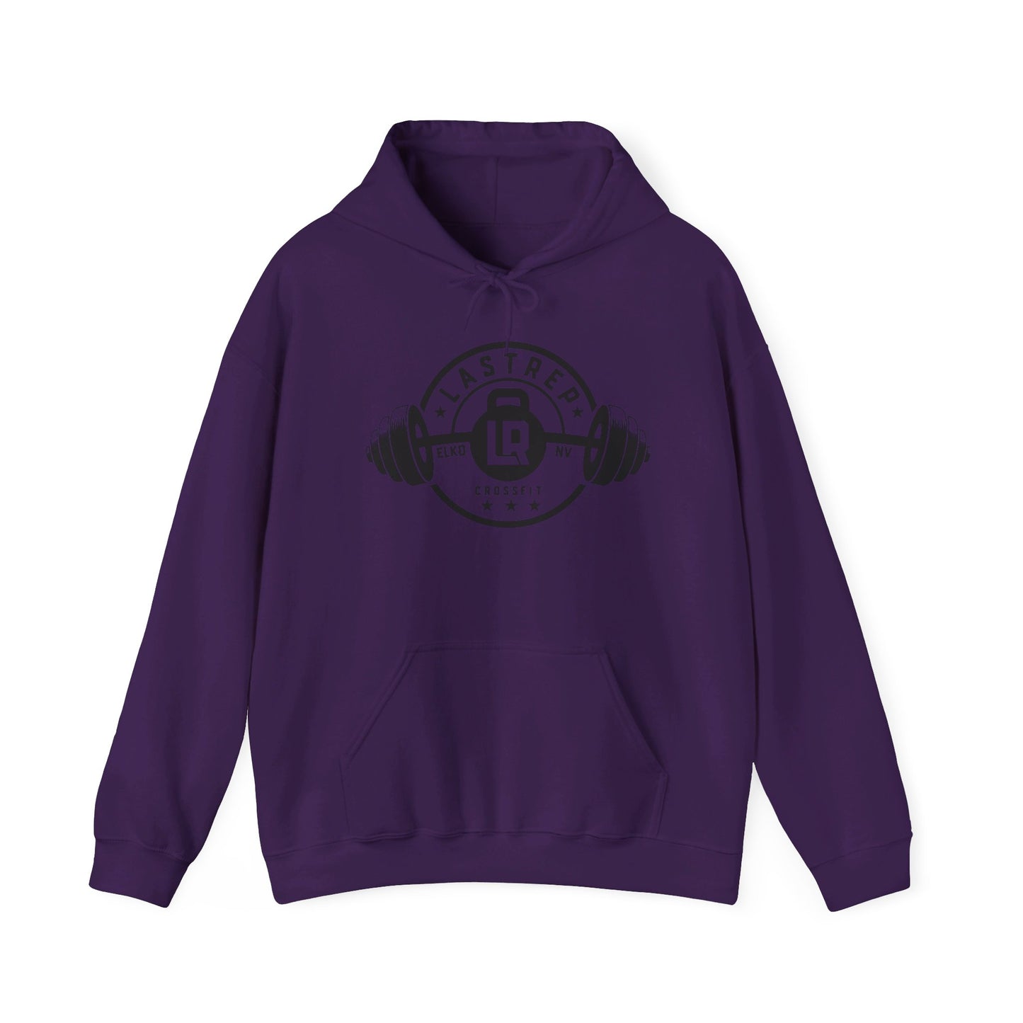 Black Traditional Logo Heavy Blend™ Hooded Sweatshirt